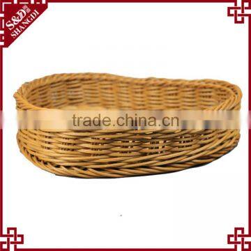 S&D Cheap Fruit Basket Wicker Storage Basket Picnic Basket Storage Basket Rattan Basket