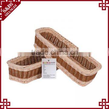 Wholesale cheap price rattan storage basket dinnerware tableware fancy baskets