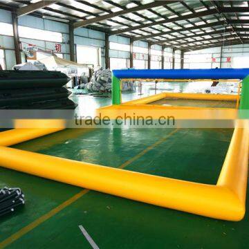 Durable PVC Tarpaulin Inflatable Floating Water Volleyball Court for Sale photo-3