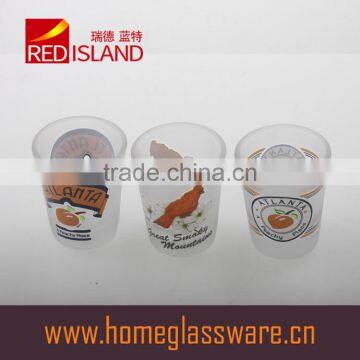 50ml Shot Glass Frosted Cup With Customized Decal Printing photo-2
