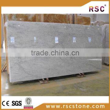 carrara white marble stone slab for office desk