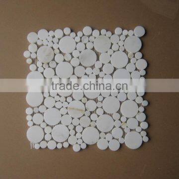 White Square Marble Mosaic and Circle Design Also Valid photo-2