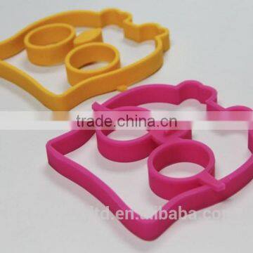 Silicone Pancake Egg Ring Mold Shaper Penguin Pumpkin Rabbit Owl Sunshine Custom Styles OEM ODM photo-5