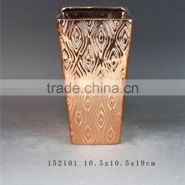 2017 Ladies Shop Rose Gold Mini Stoneware Vase photo-6