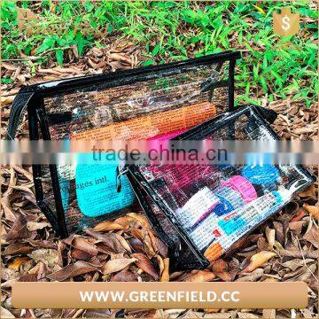 2017 Transparent Waterproof Clear PVC EVA Cosmetic Bag