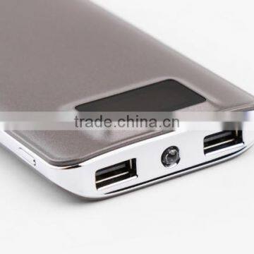 High Quality 10000mAh Leather Finish Smart Power Bank With LCD Display photo-5