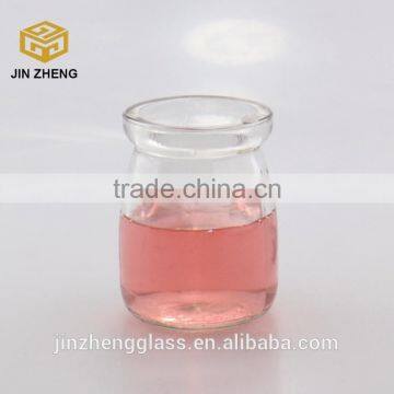 Factory wholesale Empty 100ml glass pudding yogurt bottle