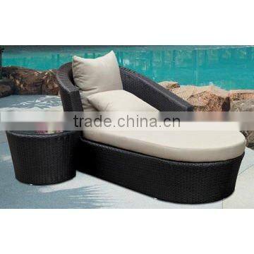 2016 Modern Rattan Recliner Chair Outdoor Furniture Wicker Chaise Lounge photo-2