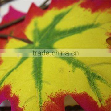 Artificial Leaves Fabric Colourful Maple Branch photo-2