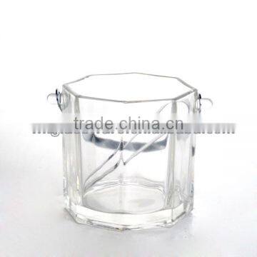Glass Ice Bucket With Ice Clamp photo-2