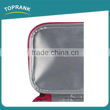 Toprank High Quality Outdoor Promotional Cheap Ball Shape 600D Insulated 6 Can Lunch Cooler Bag With Zipper photo-5