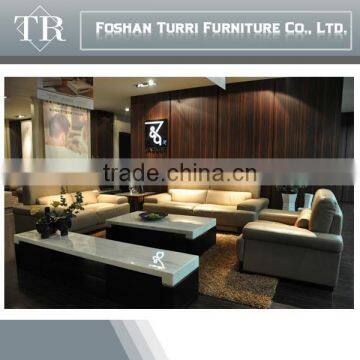 High quality royal cream sofa, Luxurious Antique italian leather