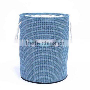 Fashional Style Foldable and Collapsible Laundry Basket With Strong Rope Handles photo-3