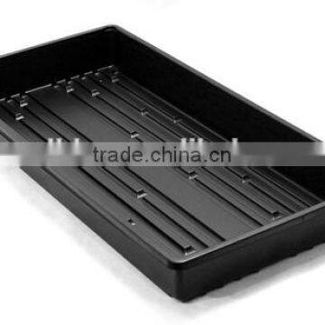 custom black hydroponic flood tray