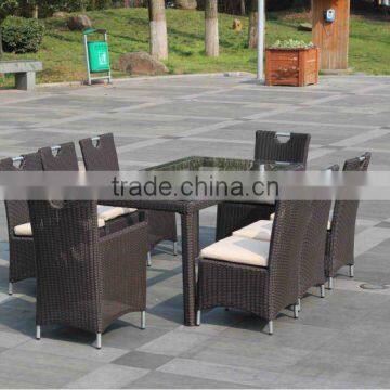 Outdoor rattan Dining Set with KD style