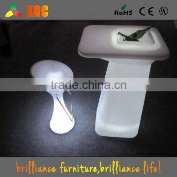 cheap plastic round tables for sale/Colorful light LED Plastic Furniture Bar table