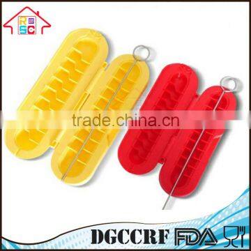 2 Plastic Hot Sell Spiral Hot Dog Slicers BBQ Grilling Sausage Cutters Kitchen Cook Tool photo-2