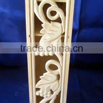 Engraving Europe Souvenir wood Carved wine box