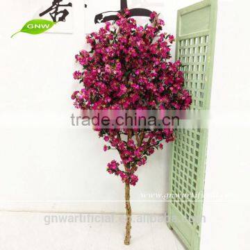 BLS081 GNW 6ft red fake tree cherry blossom trees with wooden branch wedding centerpiece for wedding decoration