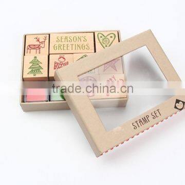 Beautiful Design Custom Mini Wooden Kids Stamp photo-4