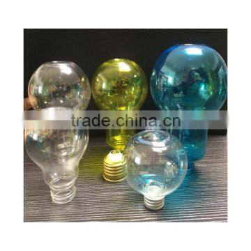 Hot Selling 50ml Mini Light Bulb Shaped Aluminum Lid Clear Plastic Candy Jars photo-4
