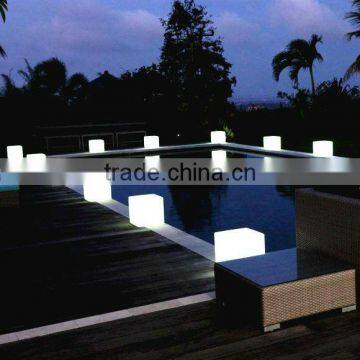 PE Material Rotational Moulding Plastic rechargeable LED light cube/LED SOFA/LED furniture