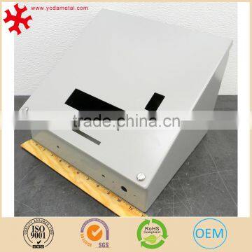 Wall mounted waterproof electric metal fabrication enclosure meter box