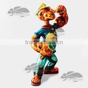 Customed Modern Garden Sculpture Bronze Alligator Art photo-2