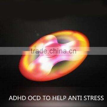 New Bluetooth Led Hand Spinner, Finger Tip Gyroscope, Finger Tip Gyroscope, Bluetooth Sound Fidget Spinner, Led With Lamp photo-3