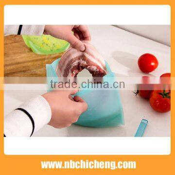 Silicone Fresh Vacuum/Kitchen Storage Bag/Silicone Food Storage Bag photo-3