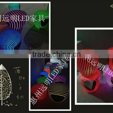 led illuminated furniture/interative bar table/nightclube furnituretable YM-LC40408