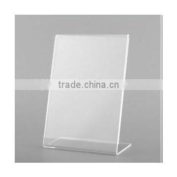 2016 New Design Rechargeable Transparent Acrylic Table Menu Stand photo-2