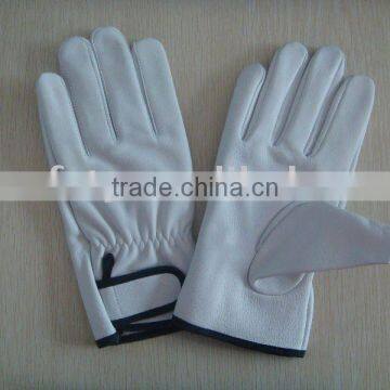 Soft and comfortable goat grain leather driver glove ZM110