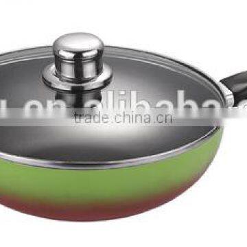 8pcs Rainbow Color Changing Aluminum Nonstick Cookware Set photo-5