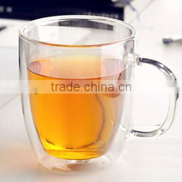 Heat Resistant Double Wall Glass Cup