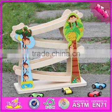 2016 New Design Funny Children Wooden Ramp Racing Set W04E044 photo-2