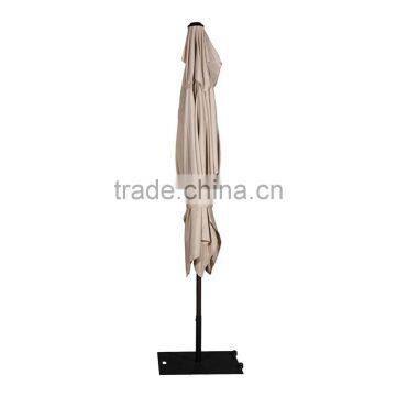Beige Rectangular Market Outdoor Table Patio Umbrella photo-5