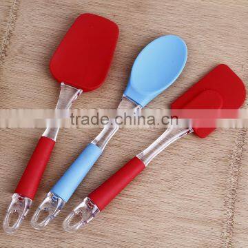 Food Grade High Quality Silicone Scraper Knife and Silicone Spoon Set