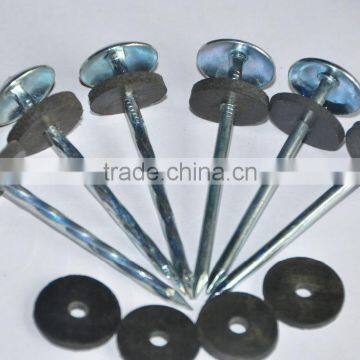 Galvanized Umbrella Head Roofing Nails With Washer photo-3