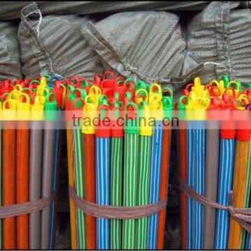 Pvc Covered Wooden Broom Handle Made in China With Low Price