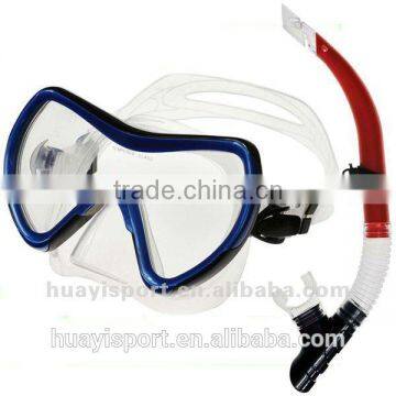 Silicone/PVC Scuba Diving Equipment Diving Mask Snorkel Set