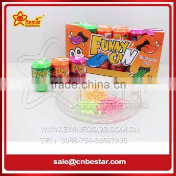 Colourful Funny Can Fruit Flavor Granular Powder Candy