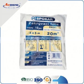 waterproof drop sheetwhite drop clothdust resistance sheet