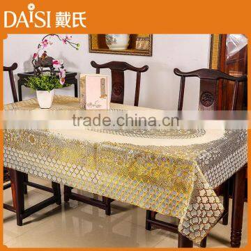 Retro vinyl tablecloth rectangular vinyl spring tablecloths