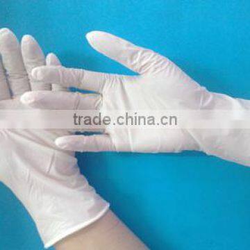 9inch disposable nitrile gloves powder free(white)