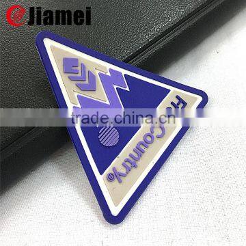 Factory new style good quality high frequency 3d rubber pvc shoe patches