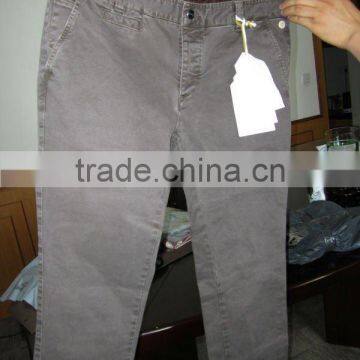 men cotton fashion jeans uniform pants stylish trousers