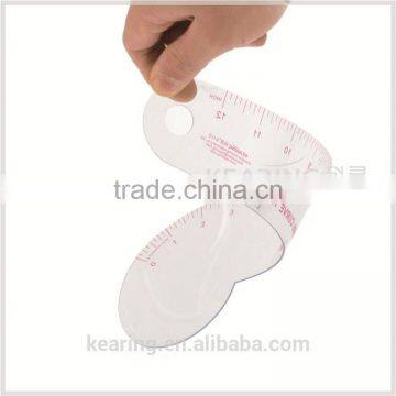 Kearing Flexible Plastic Metric Garment Curve Ruler Vary Form Curves 12cm ( Sandwich Line ) # 6112 photo-2
