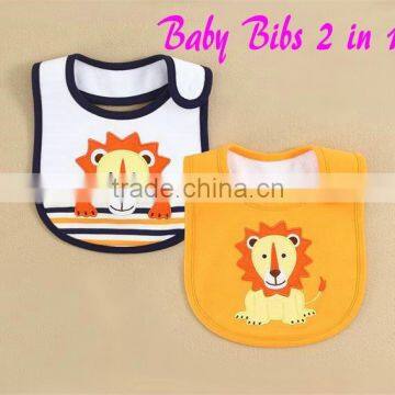 Newest 2015 Summer mom and bab Bibs for Babies Wholesale Cotton Knitted Baby Bibs