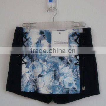 sexy lady fashion printed Italian style pantskirt for summer